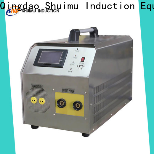 top weld preheat machine with control system for weld preheating
