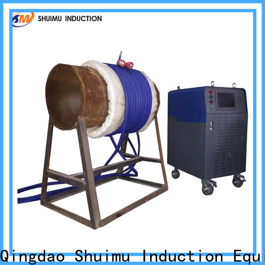 latest induction post weld heat treatment machine with control system for heating