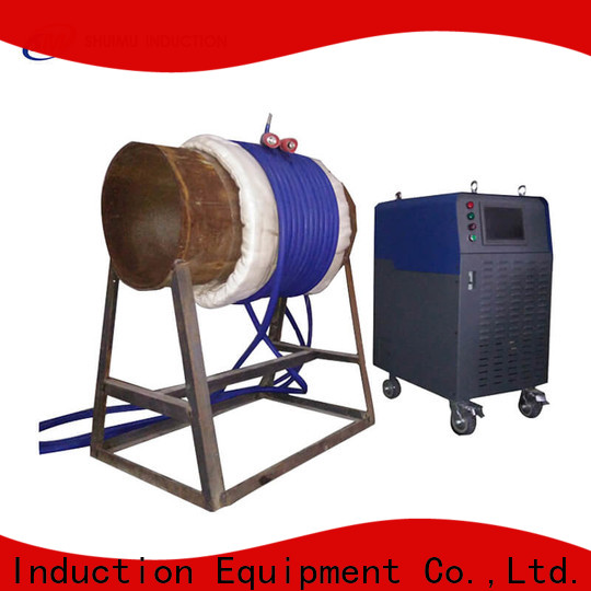 top post weld heat treatment machine with control system for weld preheating